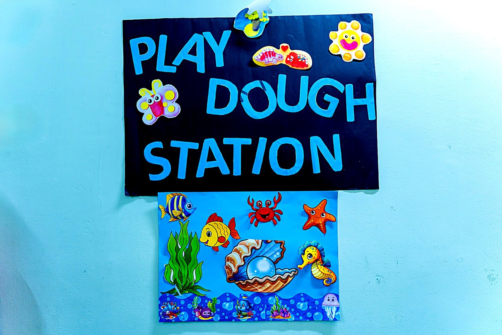 Play dough station