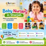 Children participating in creative and interactive activities at a baby nursery in Sharjah