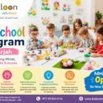 Children enjoying creative classroom activities during a preschool program in Sharjah
