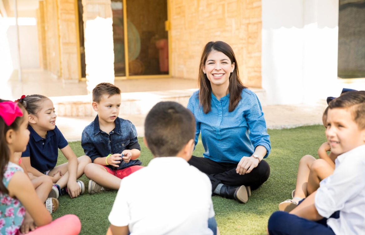toddlers enjoying play based learning in a toddler program Sharjah classroom