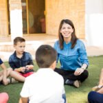 toddlers enjoying play based learning in a toddler program Sharjah classroom