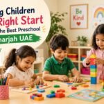 Children learning and playing at the best preschool Sharjah UAE